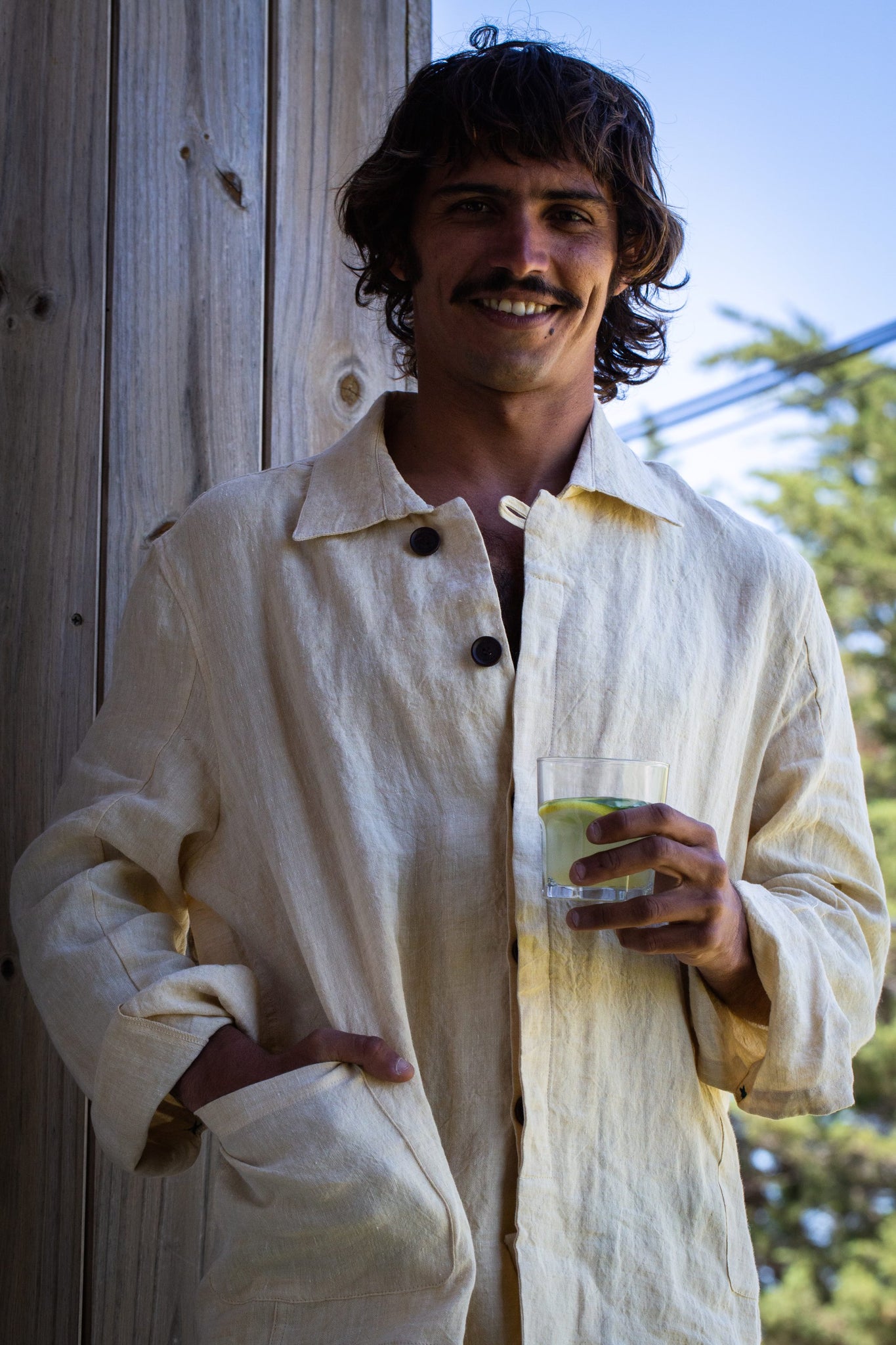 Lucas Linen Jacket